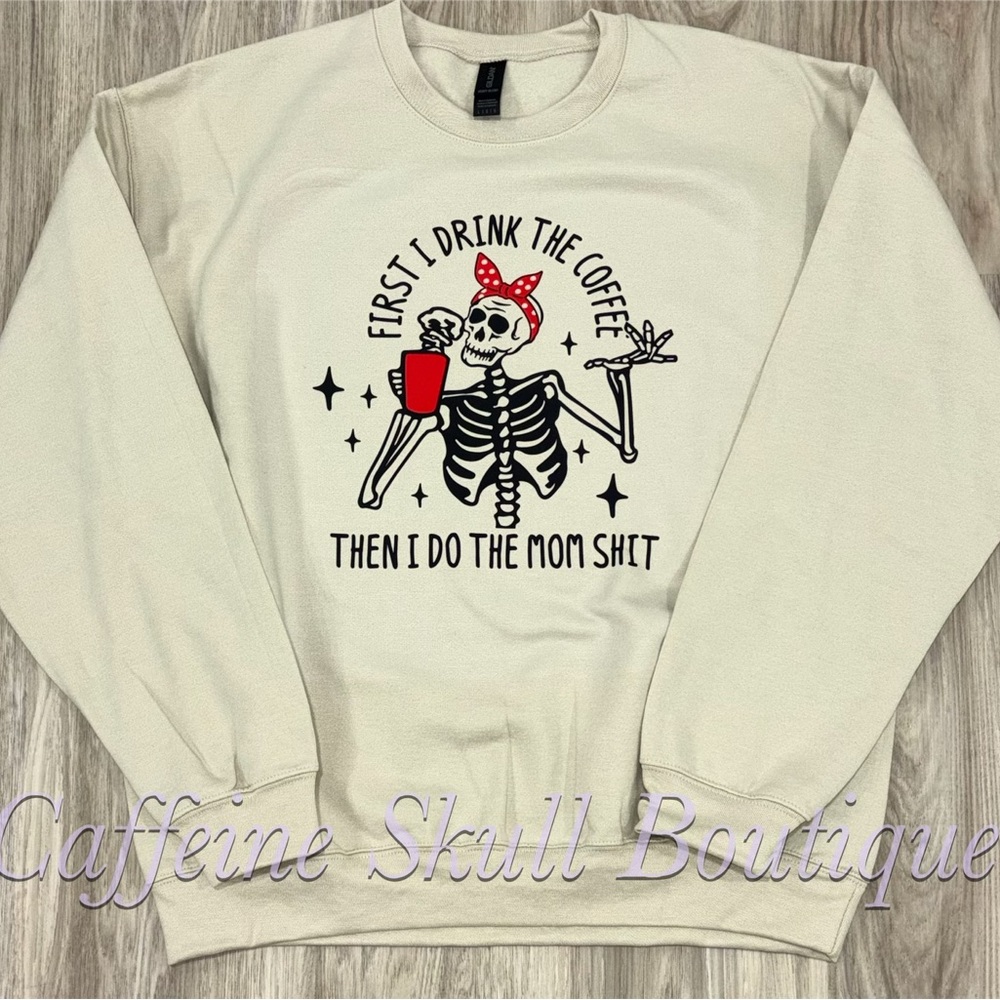 Skeleton mom Graphic Sweatshirt
